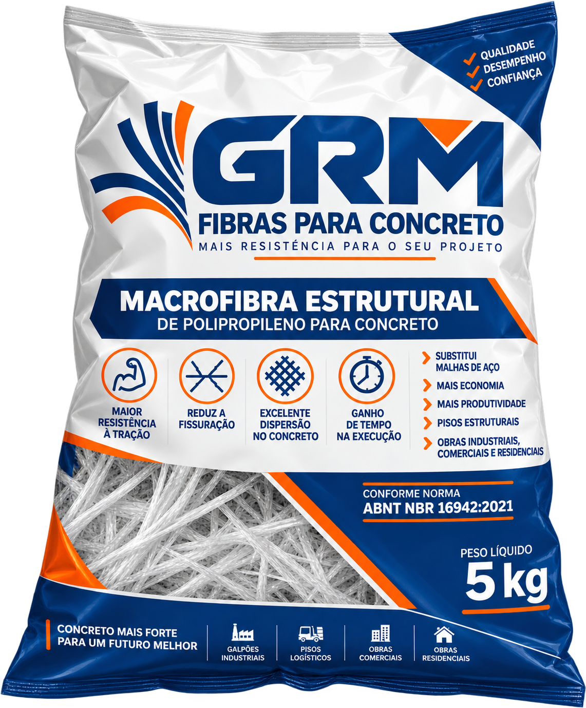 Embalagem GRM Macrofibra Estrutural